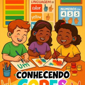 Material Bilíngue: Aprendendo Cores em Português e Libras! 🌈