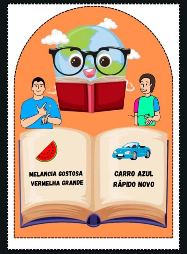 Leitura de Parede - Português na estrutura da libras - Imagem 2