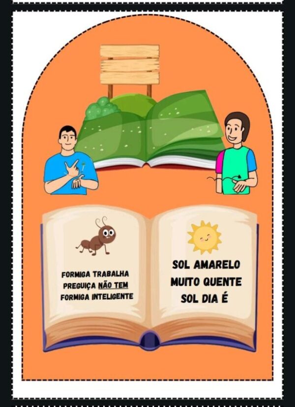 Leitura de Parede - Português na estrutura da libras - Imagem 3