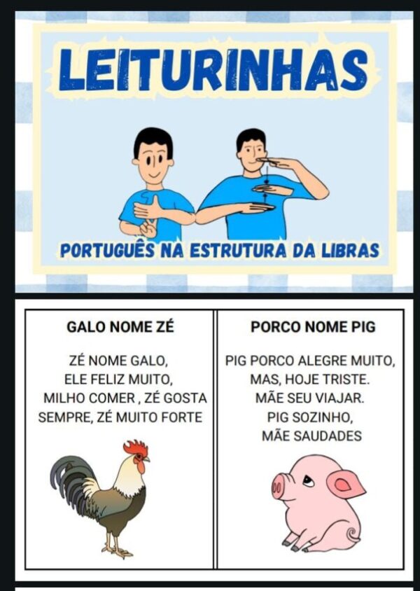 Treino de leitura com cópia - Estrutura da libras - Imagem 5