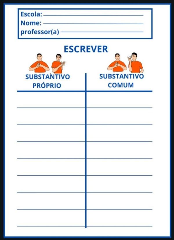Substantivos Bilíngue - Educação de surdos - Imagem 4