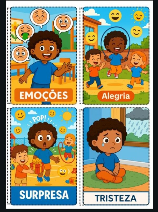 Emoções Bilíngue - Educação de surdos - Imagem 6