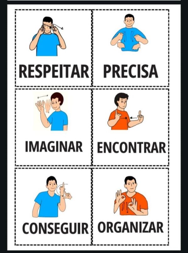 🎯 Bingo dos Verbos em Libras – Modalidades Simples e Complexas - Imagem 3