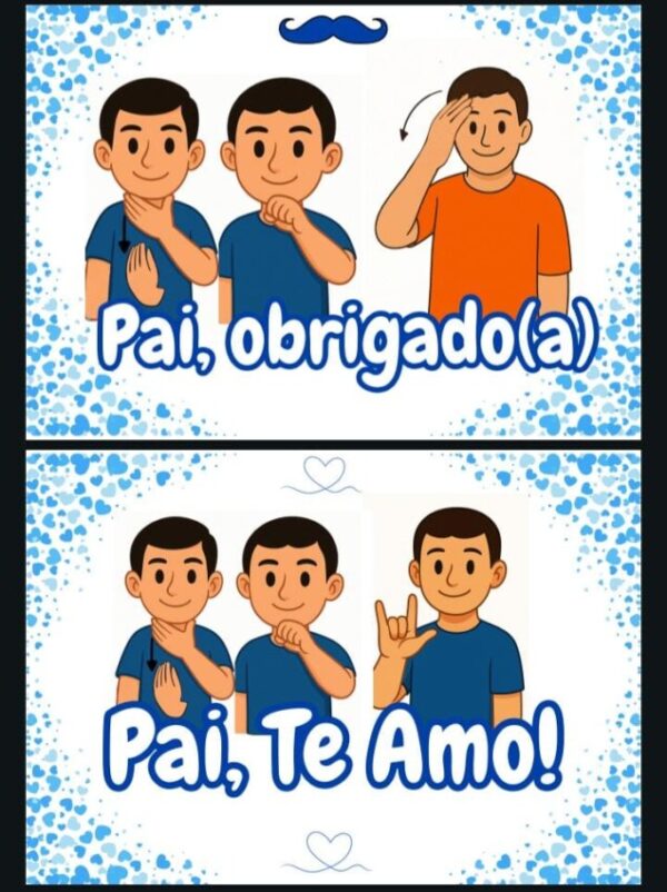 Kit Bilíngue Dia dos Pais - Imagem 8