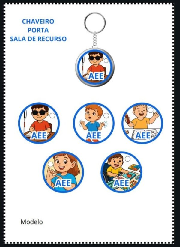 📌 Painel de Porta Sinalizado AEE- Inclusão e Acessibilidade - Imagem 3