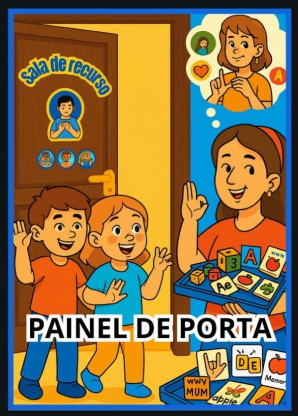 📌 Painel de Porta Sinalizado AEE- Inclusão e Acessibilidade - Imagem 4