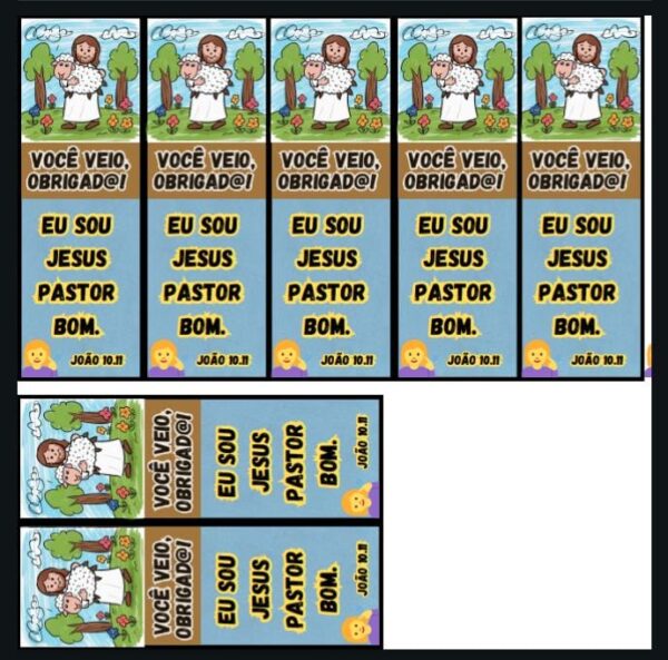 KIT CULTO INFANTIL PARA SURDOS – A OVELHA PERDIDA 🐑💛 (Bilíngue e Inclusivo) - Imagem 7