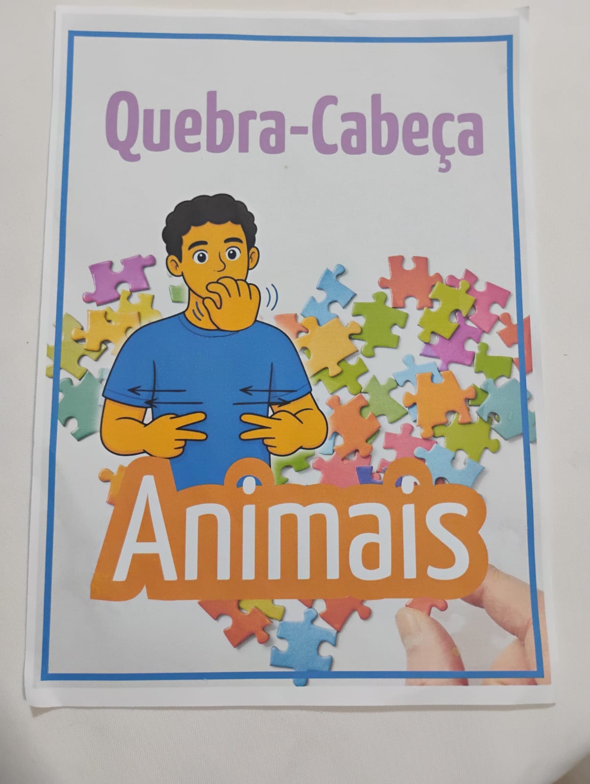 Quebra-Cabeça Bilíngue - Animais – Aprender brincando! - Imagem 5