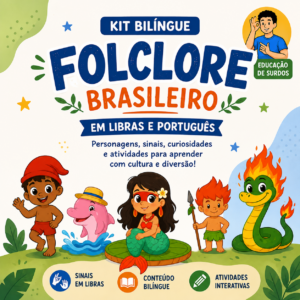 Folclore Bilíngue – Histórias Inclusivas com Libras e Português para Educação de Surdos