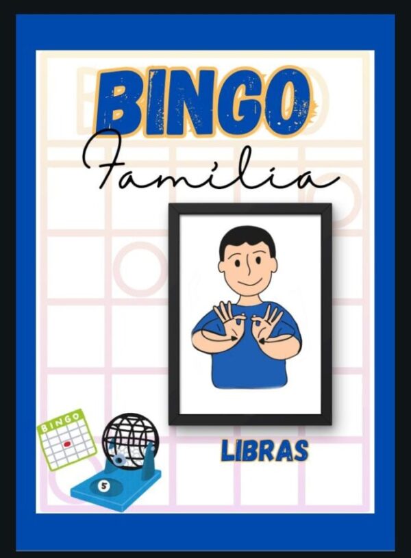🎉 BINGO FAMÍLIA – Material Bilíngue (Libras e Português) 🎉 - Imagem 2
