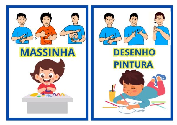 Capa do Material – Rotinas Escolares Bilíngues para Educação Inclusiva