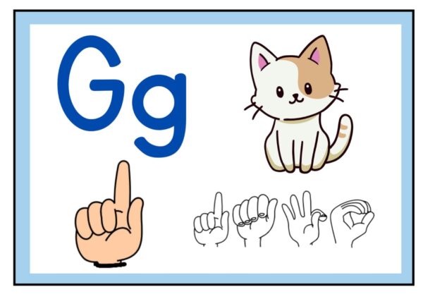 Alfabeto em Libras com Imagens – Alfabeto Manual, Datilológico e Majoritário com Português para Educação de Surdos - Imagem 6