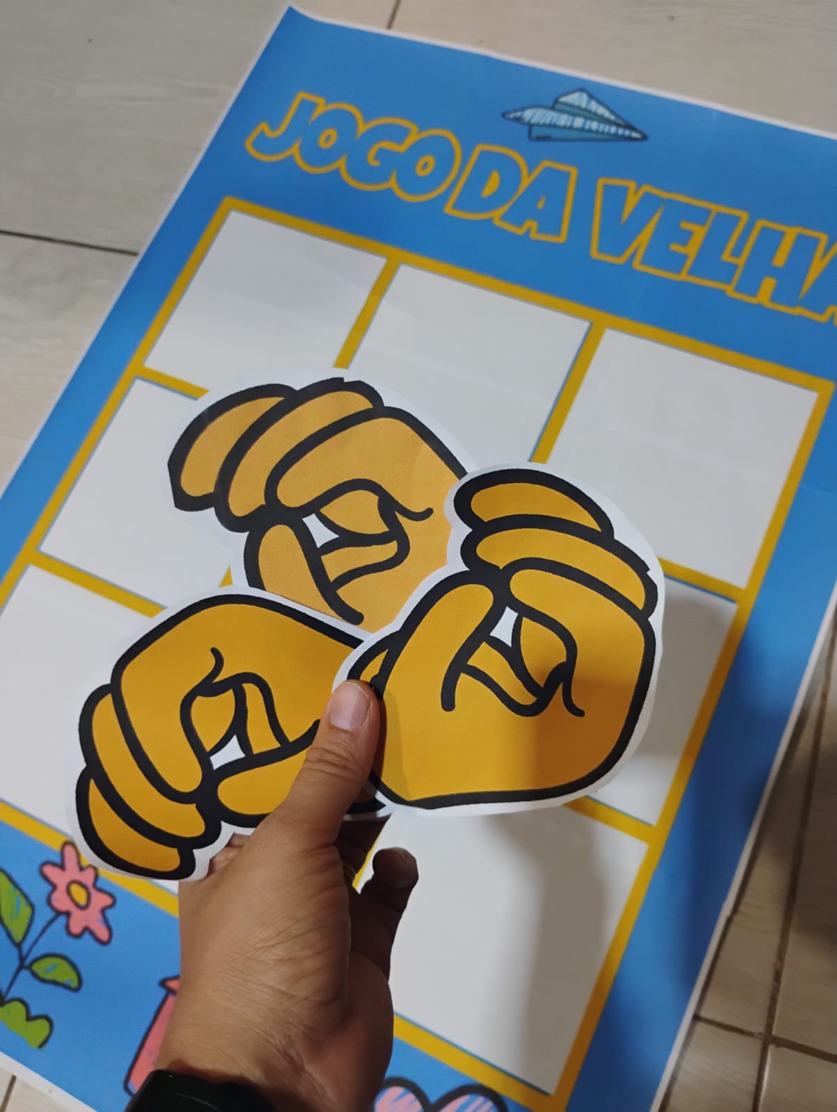 🎲 Jogo da Velha Bilíngue – Datilologia e Alfabeto Majoritário (O e Z) ✋🔤 - Imagem 4