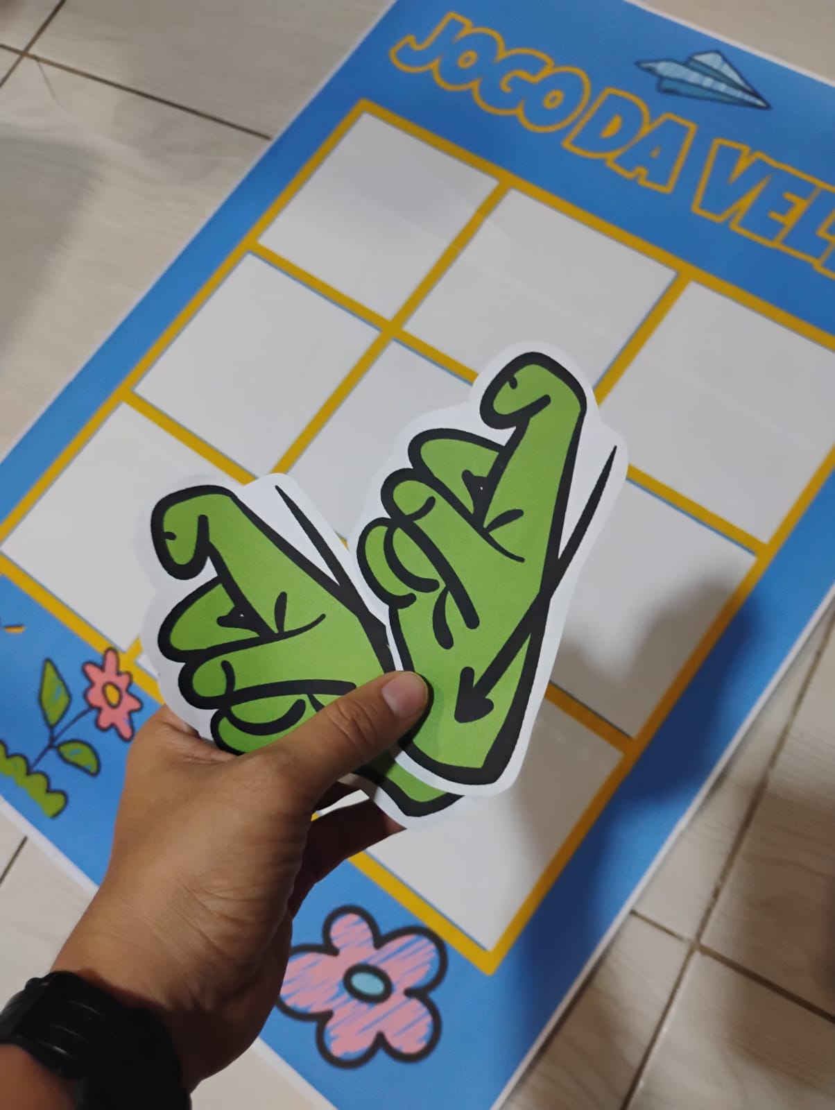 🎲 Jogo da Velha Bilíngue – Datilologia e Alfabeto Majoritário (O e Z) ✋🔤 - Imagem 3