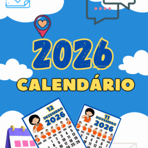 CALENDÁRIO BILÍNGUE SINALIZADO 2026