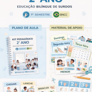 📘 KIT PEDAGÓGICO – 2º ANO Educação Bilíngue de Surdos | 1º Semestre