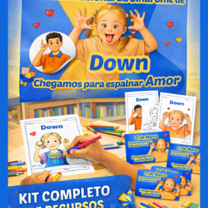 Kit Dia Internacional da Síndrome de Down – Painéis + Atividades Inclusivas em Libras
