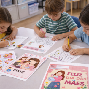 Caderno de Atividades Dia das Mães – Material Educativo para Educação Infantil