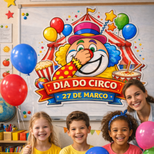 Kit Dia do Circo em PDF – Material Pedagógico Colorido para Educação Infantil de surdos