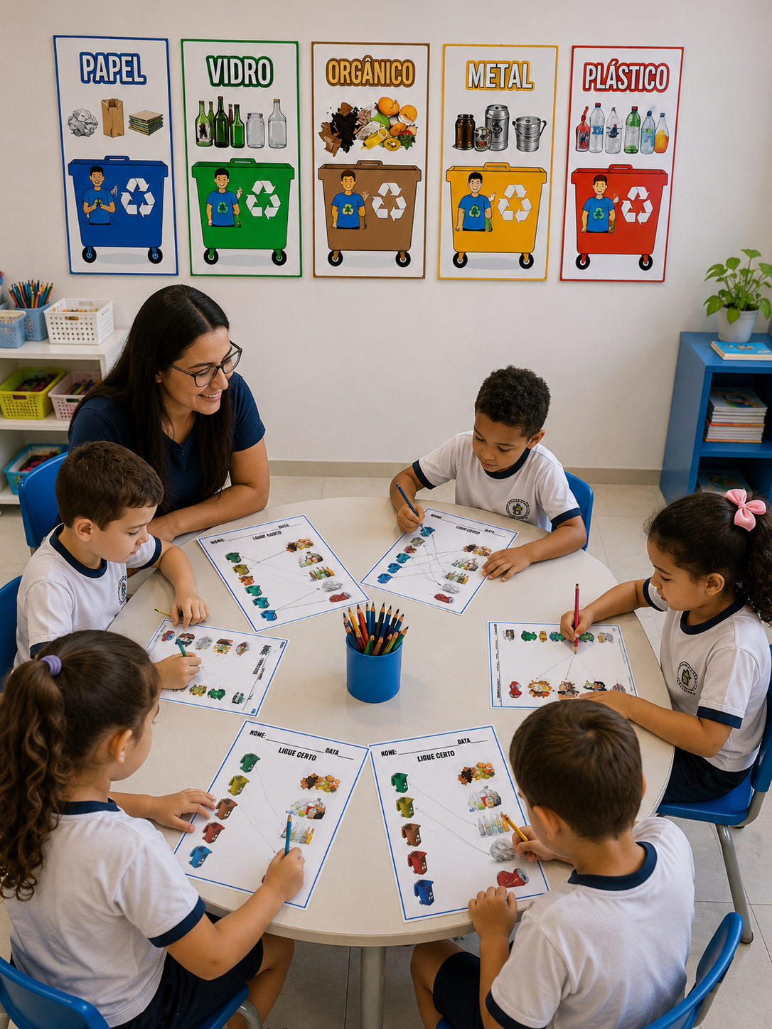 Coleta Seletiva em Libras – Material Bilíngue Educativo para Surdos em PDF - Imagem 4