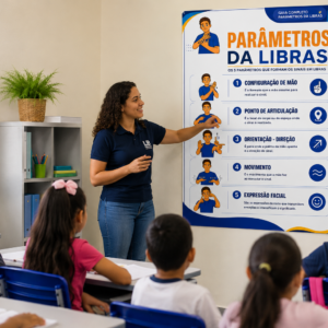 Guia Completo dos Parâmetros da Libras – Material Visual e Bilíngue para Surdos e Ouvintes