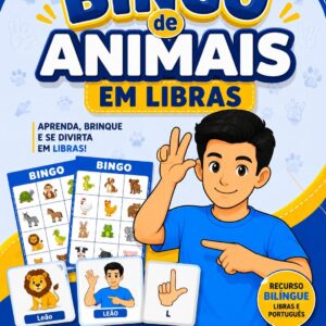 Bingo de Animais em Libras | Jogo Bilíngue para Educação de Surdos