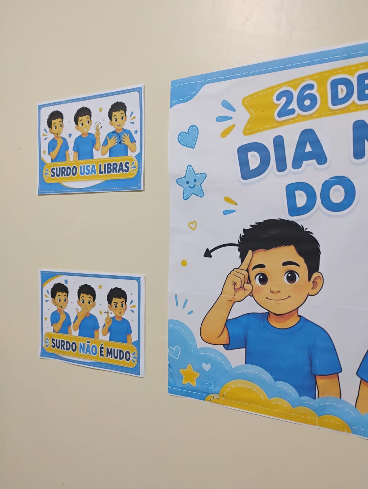 Mural Dia Nacional do Surdo Infantil | 26 de Setembro - Imagem 7