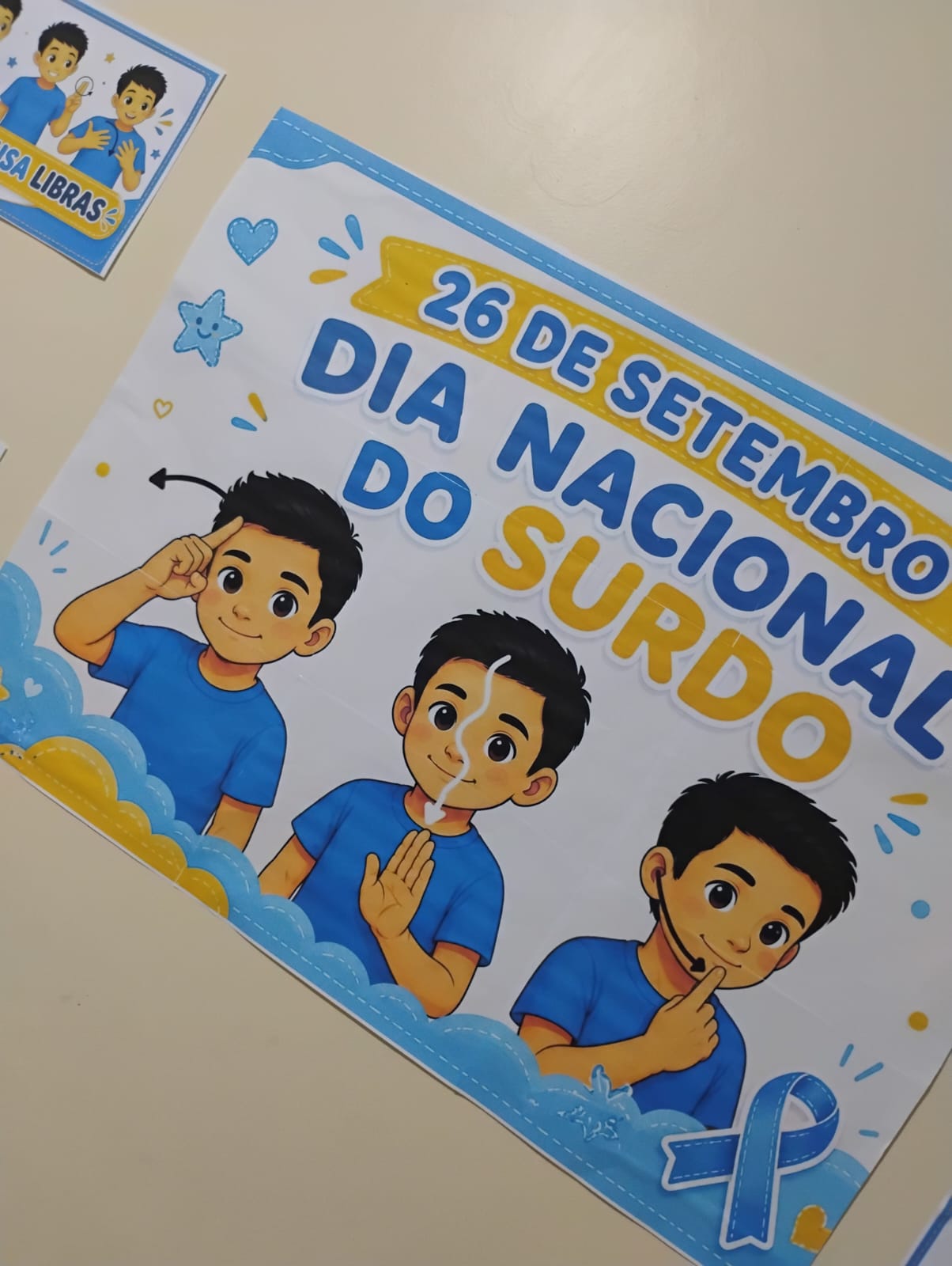 Mural Dia Nacional do Surdo Infantil | 26 de Setembro - Imagem 6