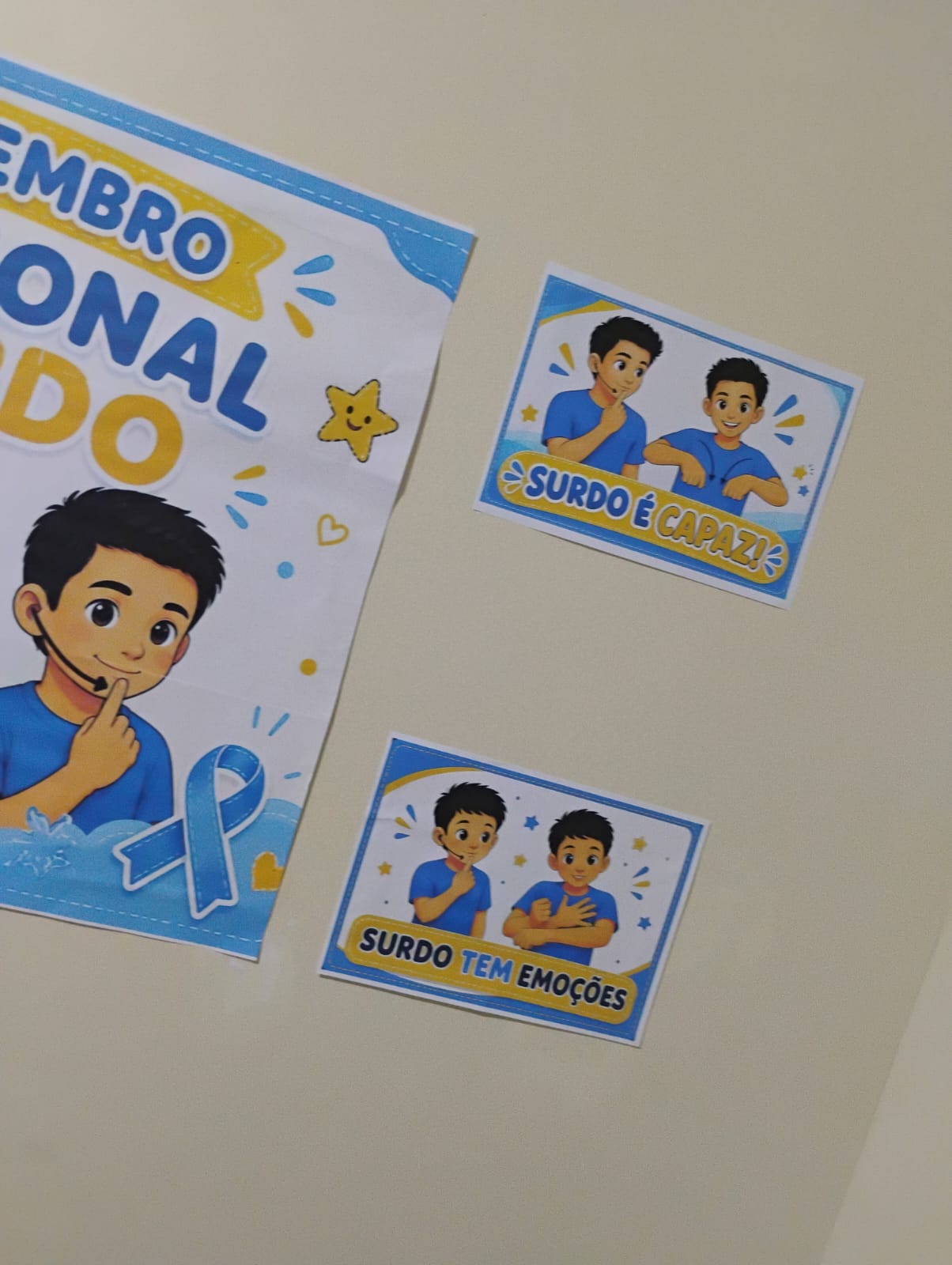 Mural Dia Nacional do Surdo Infantil | 26 de Setembro - Imagem 5