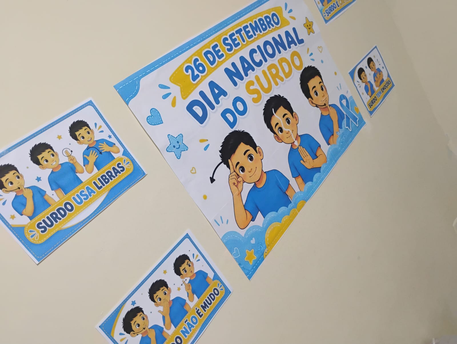 Mural Dia Nacional do Surdo Infantil | 26 de Setembro - Imagem 2
