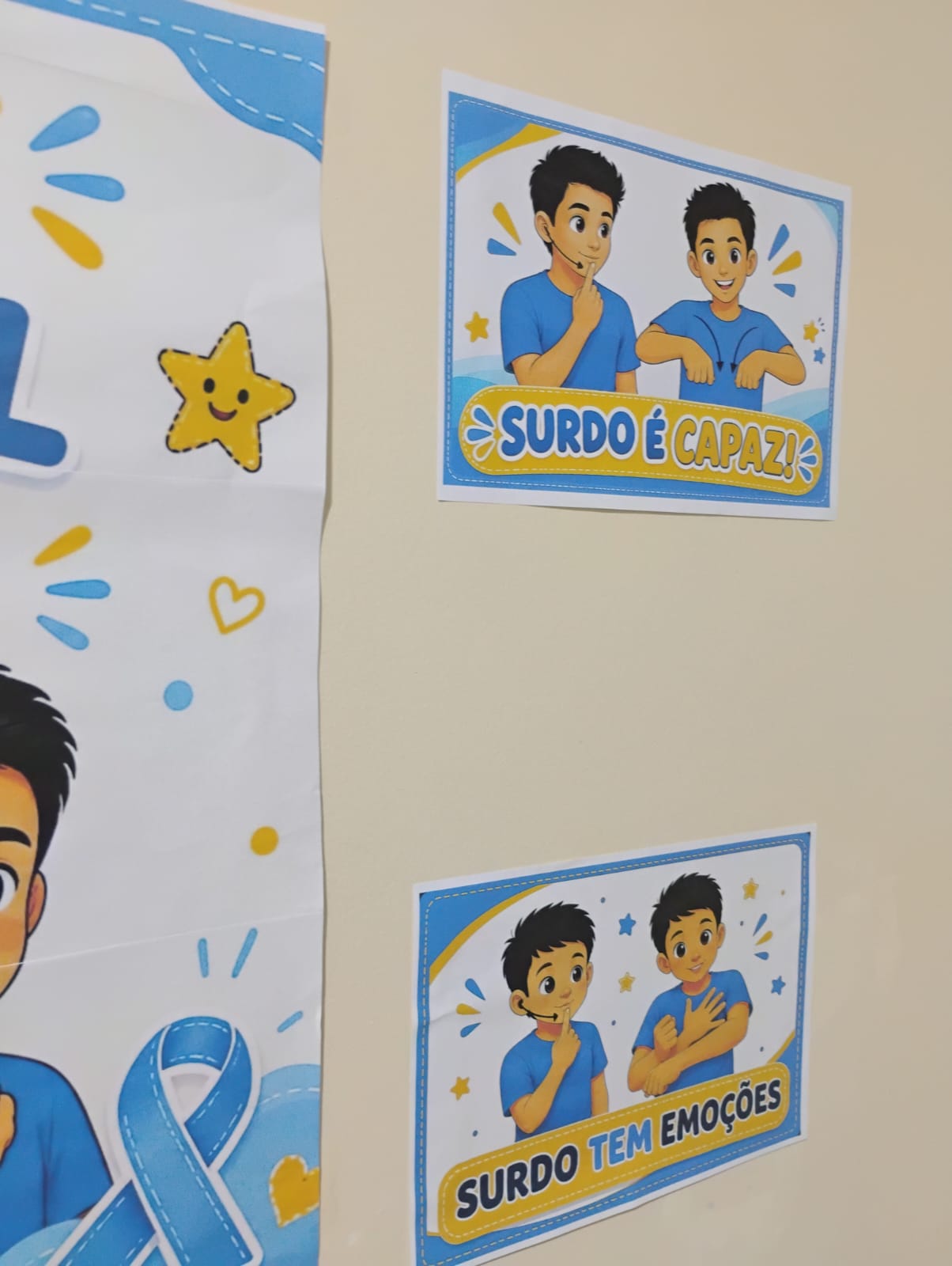 Mural Dia Nacional do Surdo Infantil | 26 de Setembro - Imagem 4