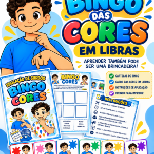Bingo das Cores em Libras | Jogo Educativo para Surdos