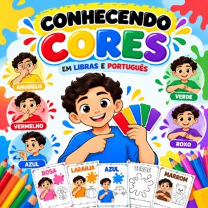 Conhecendo as Cores | Material Bilíngue Libras e Português