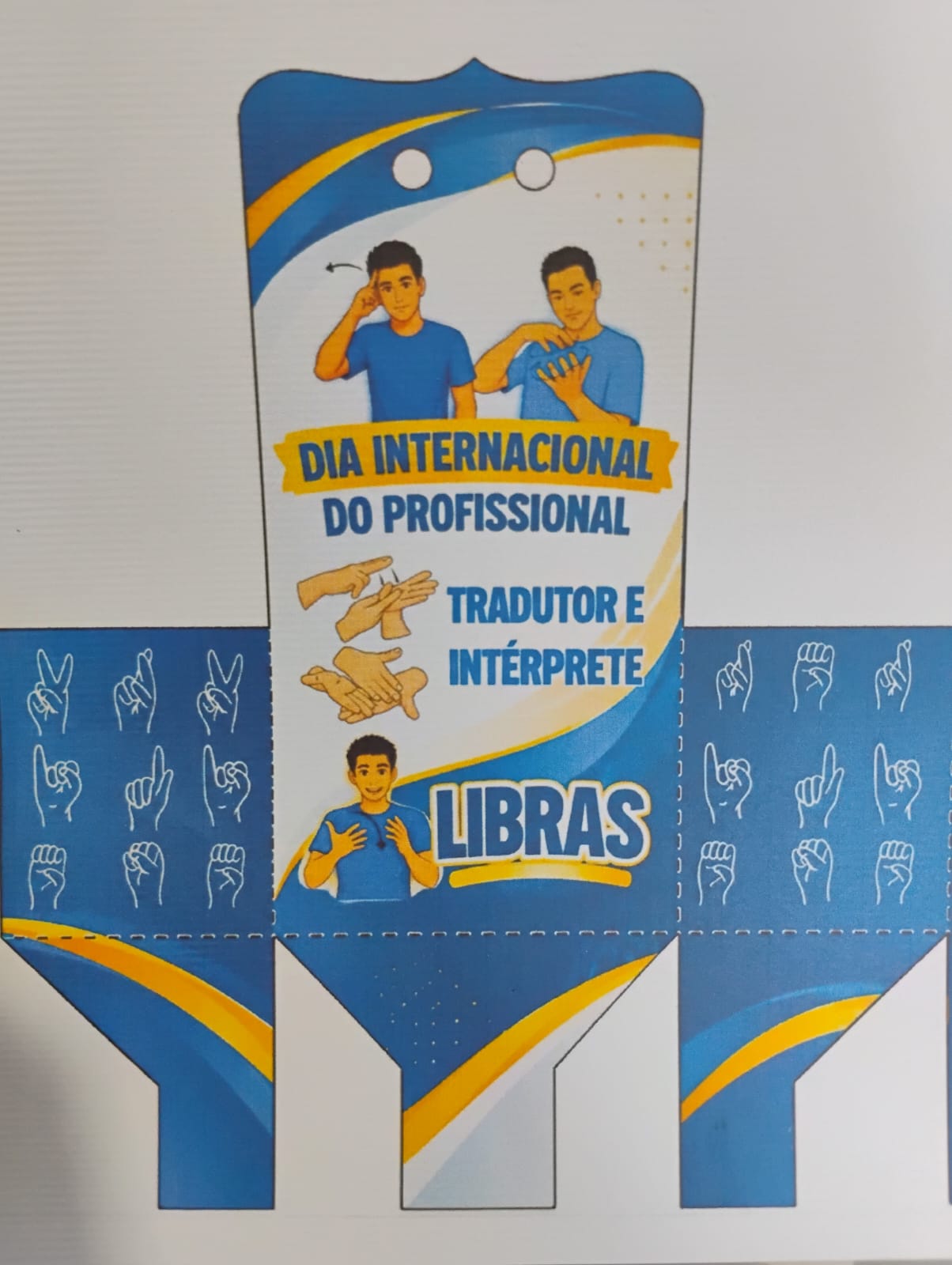 Sacolinha Lembrancinha Tradutor e Intérprete de Libras | 30 de Setembro - Imagem 6