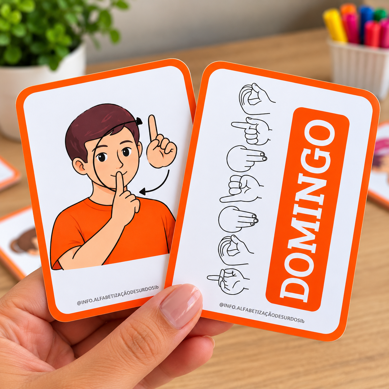 Jogo da Memória Bilíngue – Dias da Semana em Libras - Imagem 5