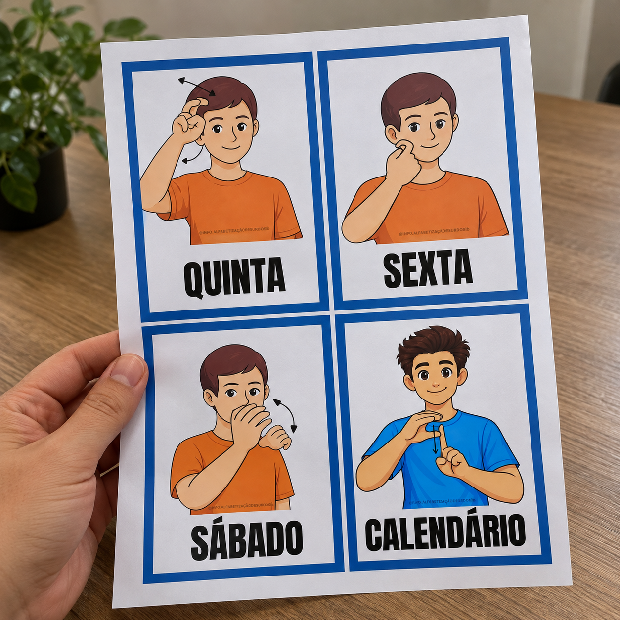 Plano de Aula Conhecendo o Calendário | Libras + Português - Imagem 3