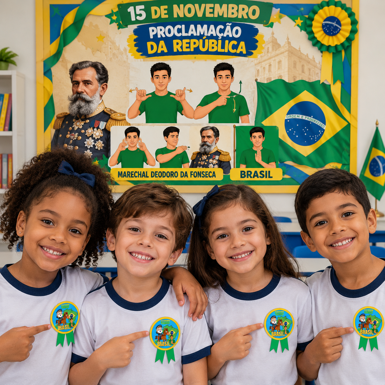 Kit Proclamação da República em Libras – 15 de Novembro - Imagem 2