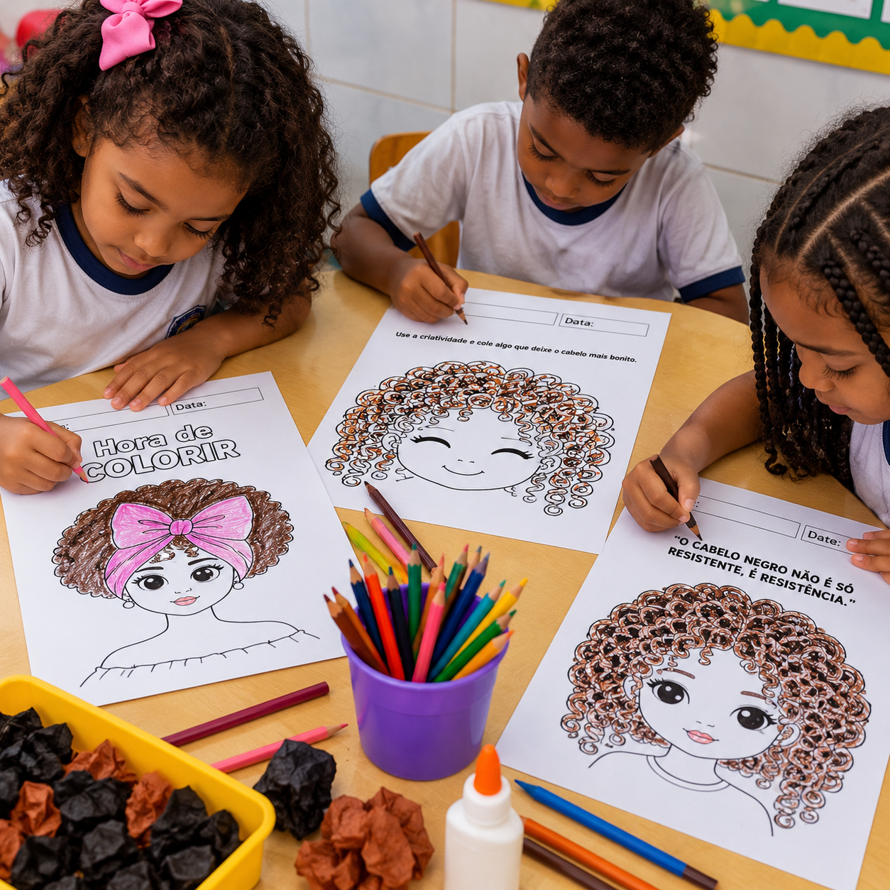 Kit Consciência Negra: Atividades, Murais e Plano de Aula - Imagem 4