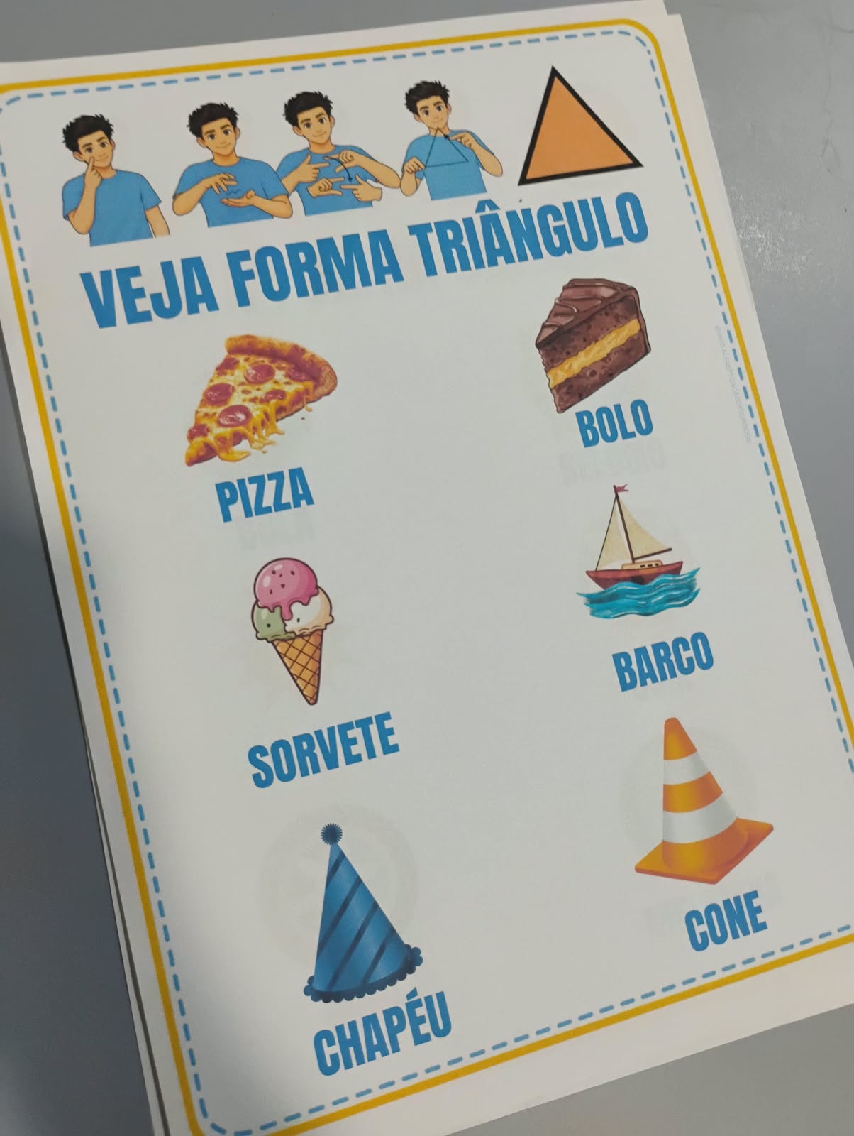 KIT FORMAS GEOMÉTRICAS BILÍNGUE | LIBRAS + ATIVIDADES + SR. GEOMÉTRICO - Imagem 6