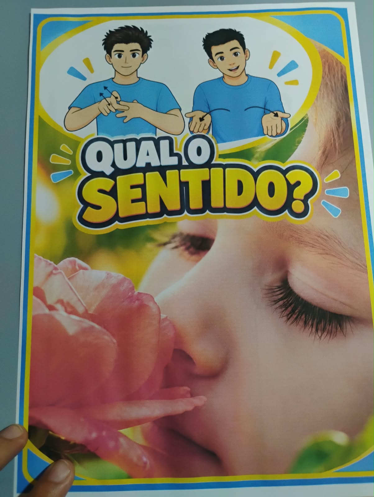 Kit Bilíngue Os Cinco Sentidos em Libras e Português - Imagem 2